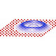 Logo of the Rydberg Exciton Workshops. An exciton, shown by an electric potential, is localized on many atoms.
