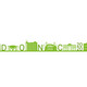 DONC2020 logo. A skyline of Dortmund in cartoon style with the individual letters DONC2020 between the buildings.
