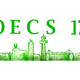 OECS 17 Logo. The letters OECS 17 are written over a grafitto of the skyline of Dortmund.